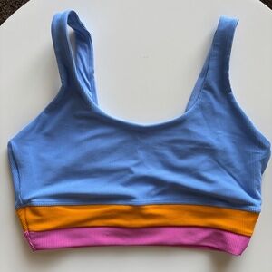 NWT Beach Riot~Free People Eva Bikini Top DAYDREAM M